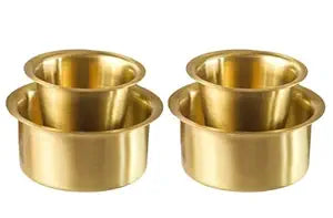 Brass Filter Coffee Dabara & Tumbler Set – Authentic South Indian Coffee Cup