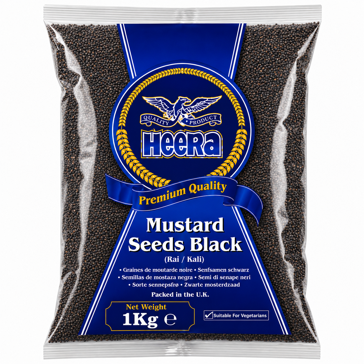 HEERA BLACK MUSTARD SEEDS 1KG