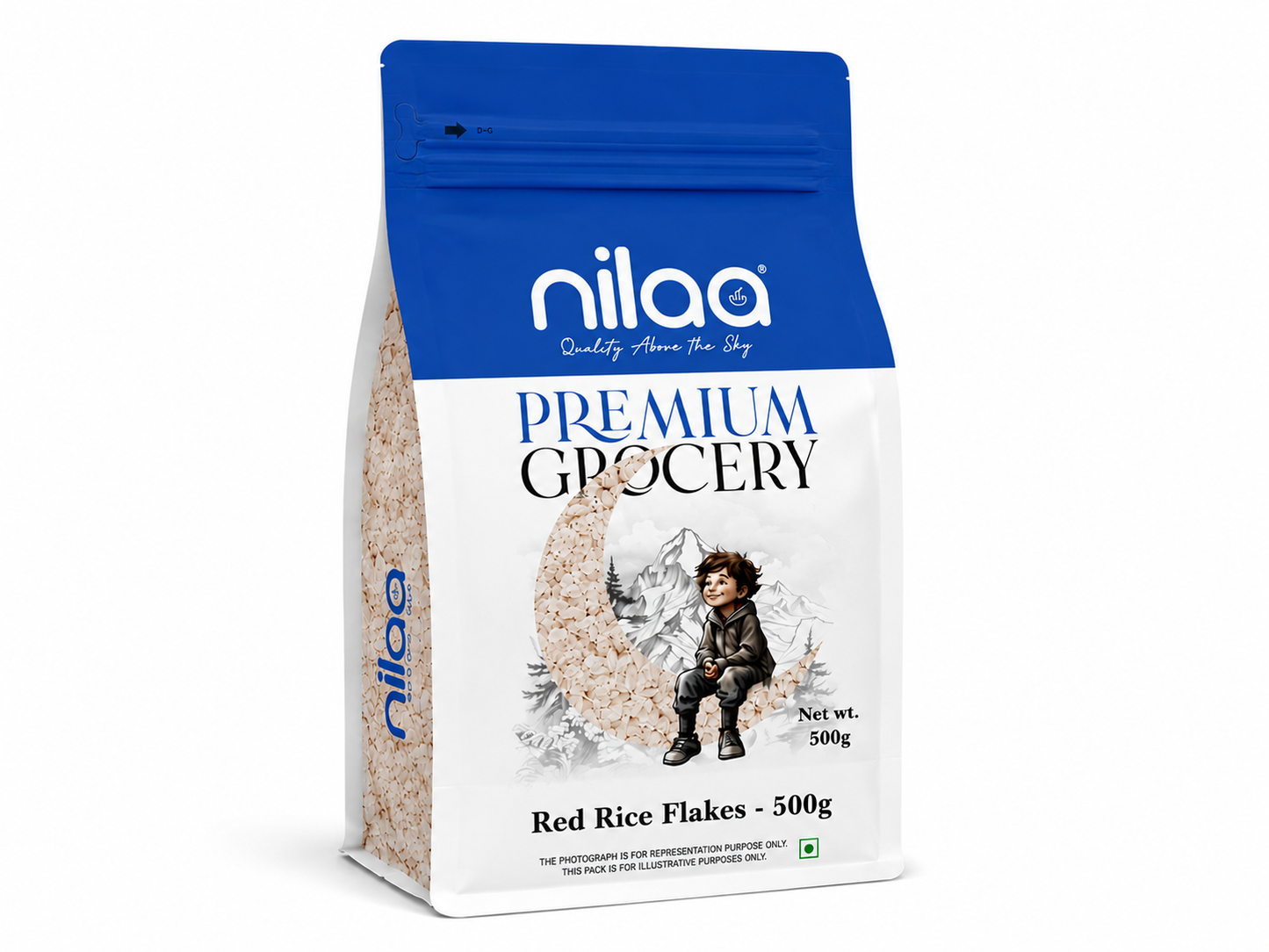 Nilaa Red Rice Flakes - 500g