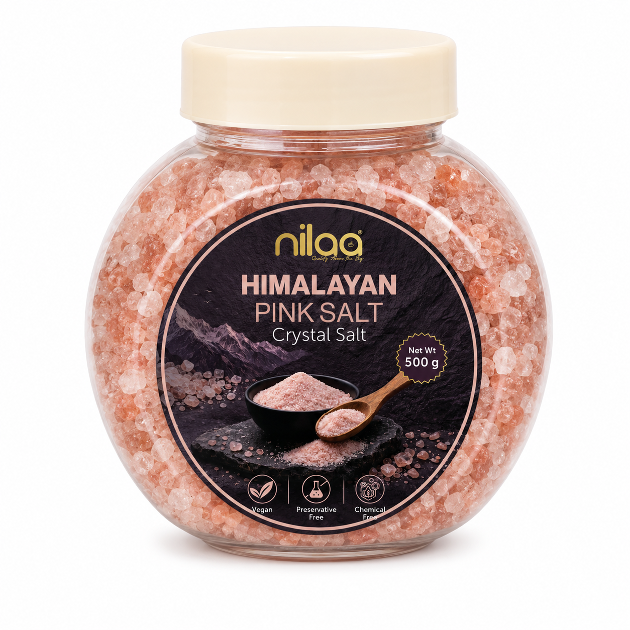 Nilaa Himalayan Pink Rock (Crystal Salt) - 500g