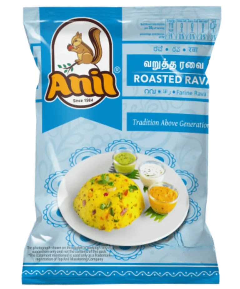 Anil Double Roasted Rava 1kg || Indian Semolina for Upma