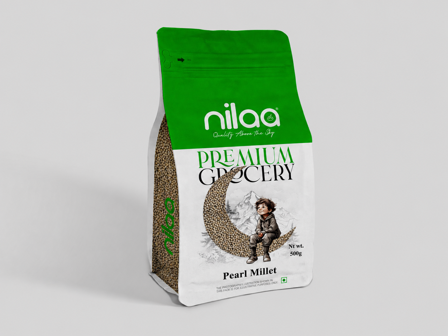 Nilaa Desi Pearl Millet (Kambu) - 500g