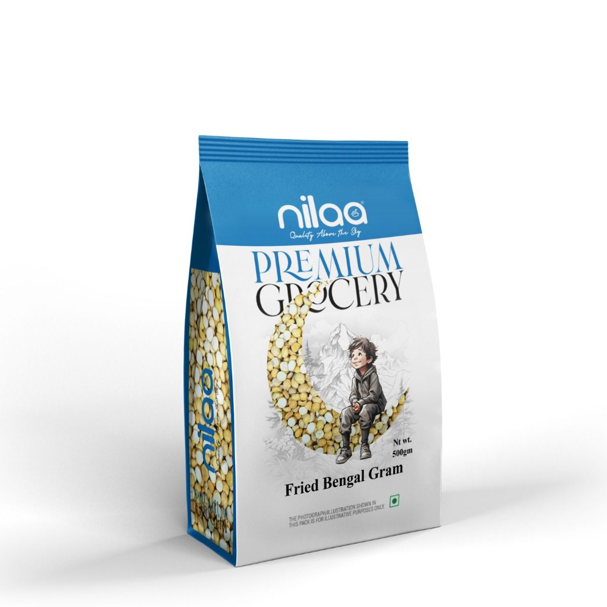 Nilaa Fried Bengal gram | Roasted Gram - 500g