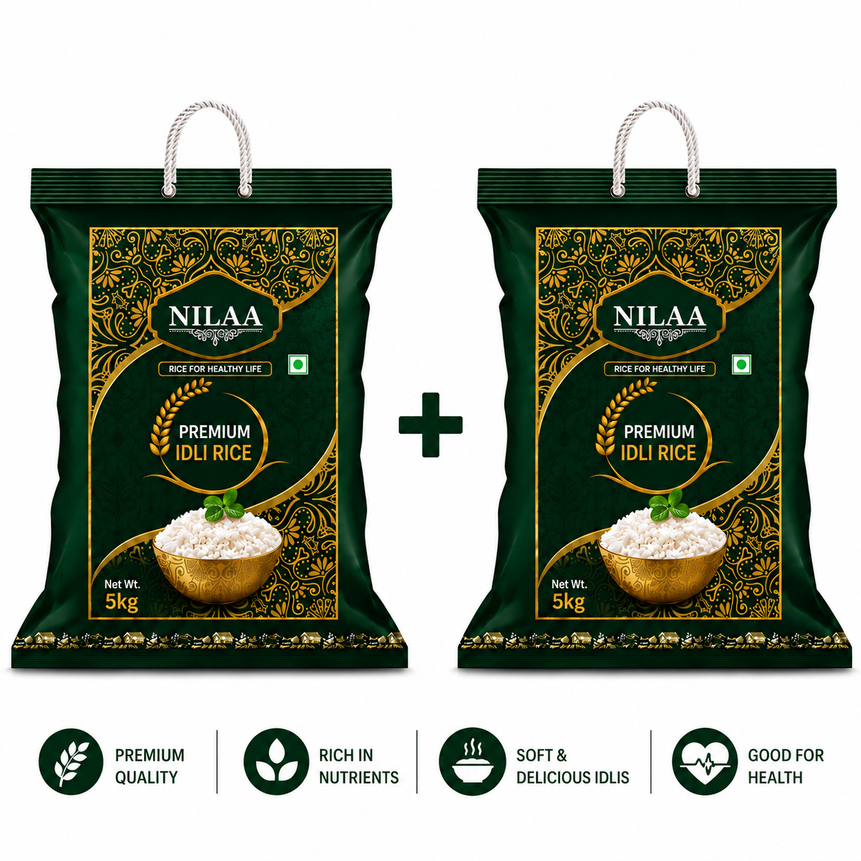 Nilaa Premium Idli Rice - 10Kg