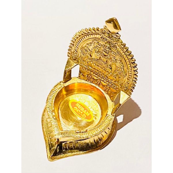 Brass Golden Kamatchi Vilakku | Diya | Lamp No.2