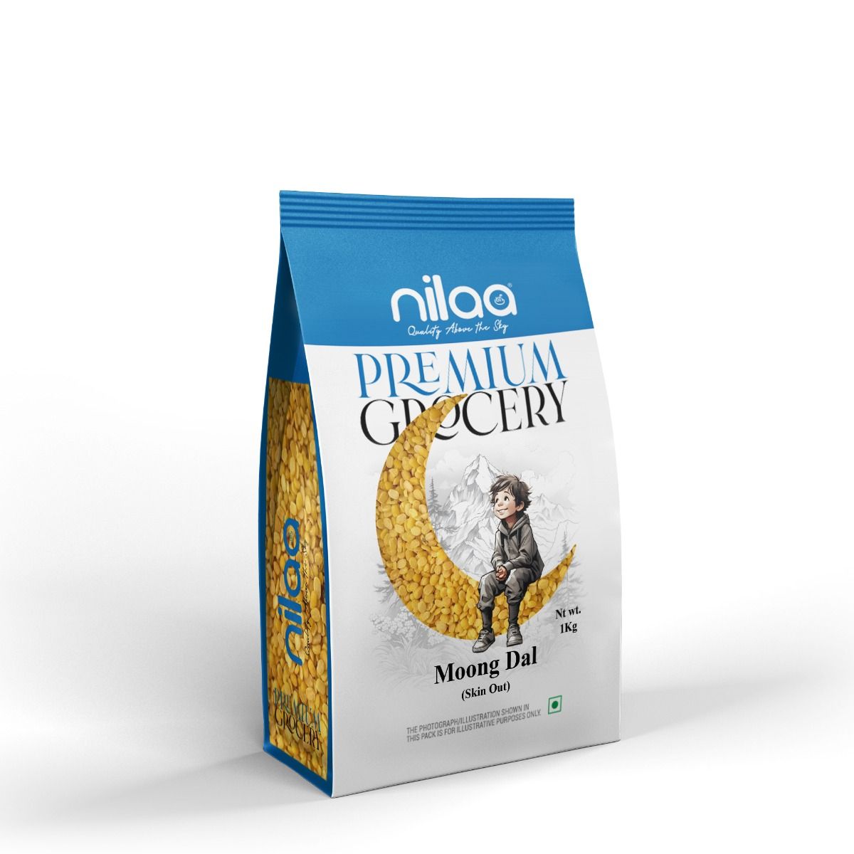 Nilaa Moong Dal Split Skin Out - 1kg