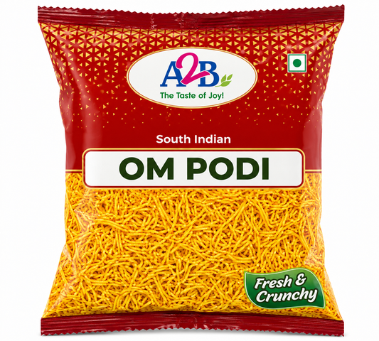 A2B Omapodi 200g || Crispy South Indian Ready to Eat Sev Snacks Uk