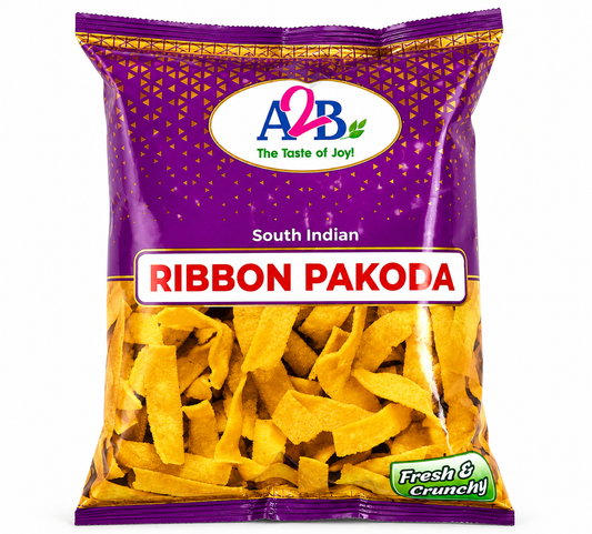 A2B Ribbon Pakoda 200g || Crispy South Indian Snack || Ready to Eat Snacks Uk