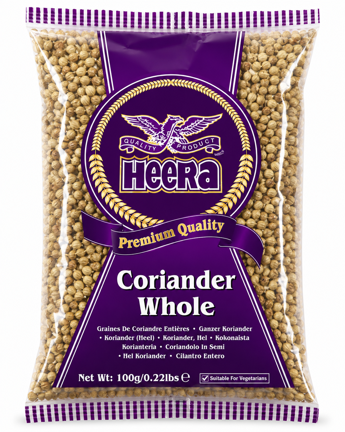 HEERA CORIANDER WHOLE (INDOORI DHANA) 100G