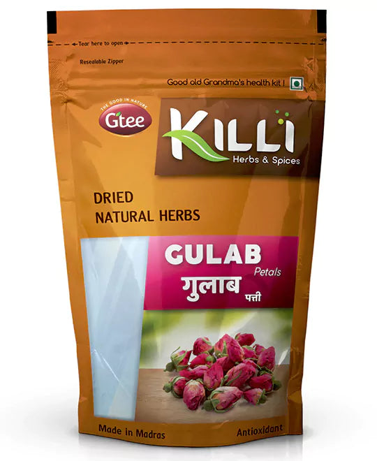 KILLI Rose | Gulab | Panineer | Gulabi Petals, 50g