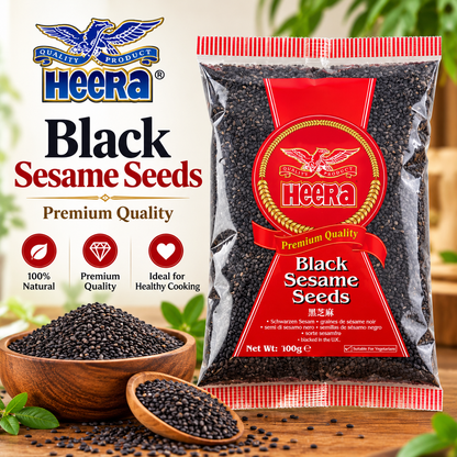 Heera Black Sesame Seeds 100g || Premium Til Seeds