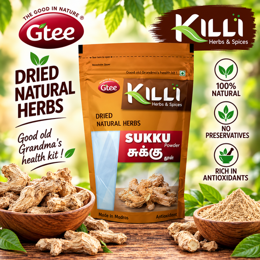 KILLI Sukku Powder 100g || Premium Dry Ginger Powder
