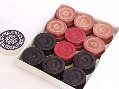 Carrom Board Black (Wildbull) 33" x 33" (Including coins)