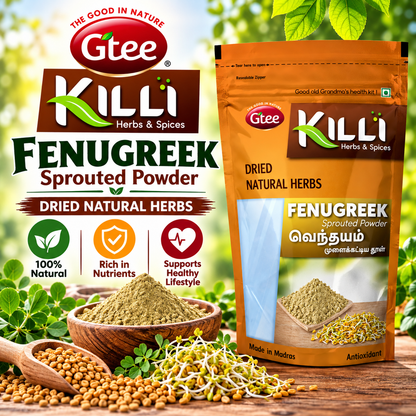 KILLI Fenugreek Sprouted Powder 100g ||  Premium Herbal Powder