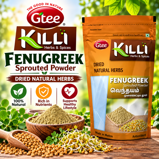 KILLI Fenugreek Sprouted Powder 100g ||  Premium Herbal Powder