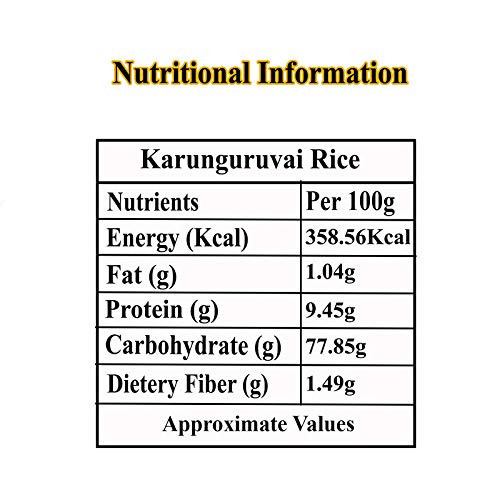 Nilaa Hand Pounded Karunkuruvai Rice 1Kg || Traditional Rice