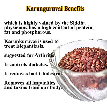 Nilaa Hand Pounded Karunkuruvai Rice 1Kg || Traditional Rice