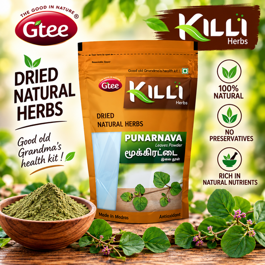 KILLI Punarnava Leaves Powder 100g || Premium Mookirattai