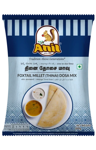 Anil Ragi Dosa Mix & Thinai Dosa Mix Combo Pack 2x500g