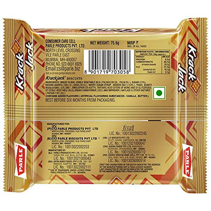 Parle Krackjack Biscuits 240g || Sweet & Salty Crackers || Online Indian Grocery