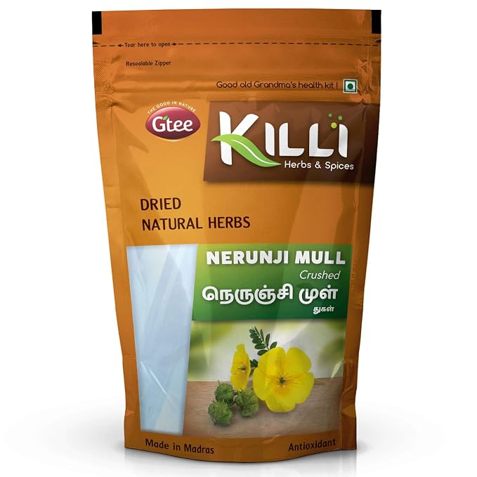 KILLI Gokhru Crushed (Nerunji Mull) 100g  || Premium Herbal Product