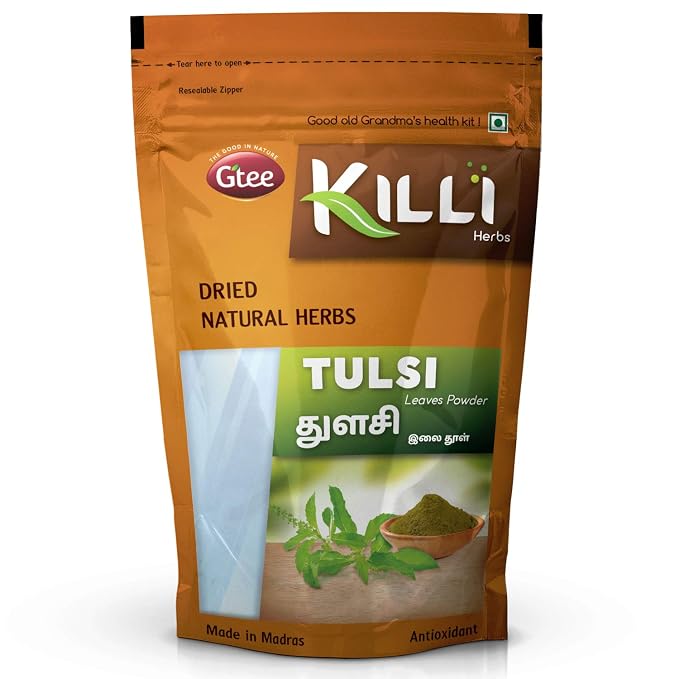 KILLI Tulsi Leaves Powder 100g || Premium Holy Basil Powder