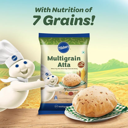 Pillsbury Multigrain Atta Whole Wheat Flour 1kg