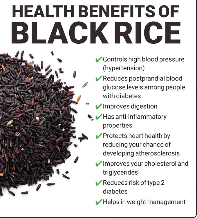 Nilaa Hand Pounded Karuppu Kavuni Black Rice 500g