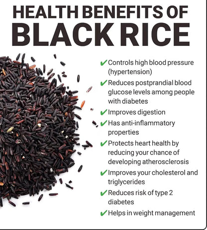 Nilaa Hand Pounded Karuppu Kavuni Black Rice 500g