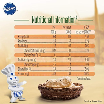 Pillsbury Chakki Atta Whole Wheat Flour 2kg