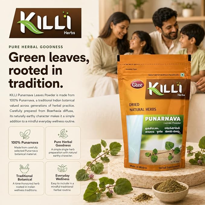 KILLI Punarnava Leaves Powder 100g || Premium Mookirattai