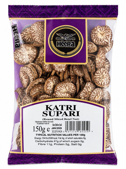 Heera Katri Supari Coin (Round Sliced Supari) 150g