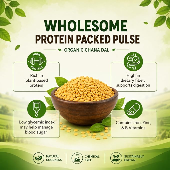 Nilaa Premium Chana Dal Wholesale 500g || Split Bengal Gram
