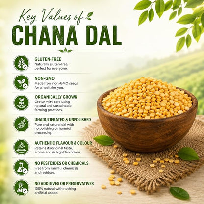 Nilaa Premium Chana Dal Wholesale 500g || Split Bengal Gram
