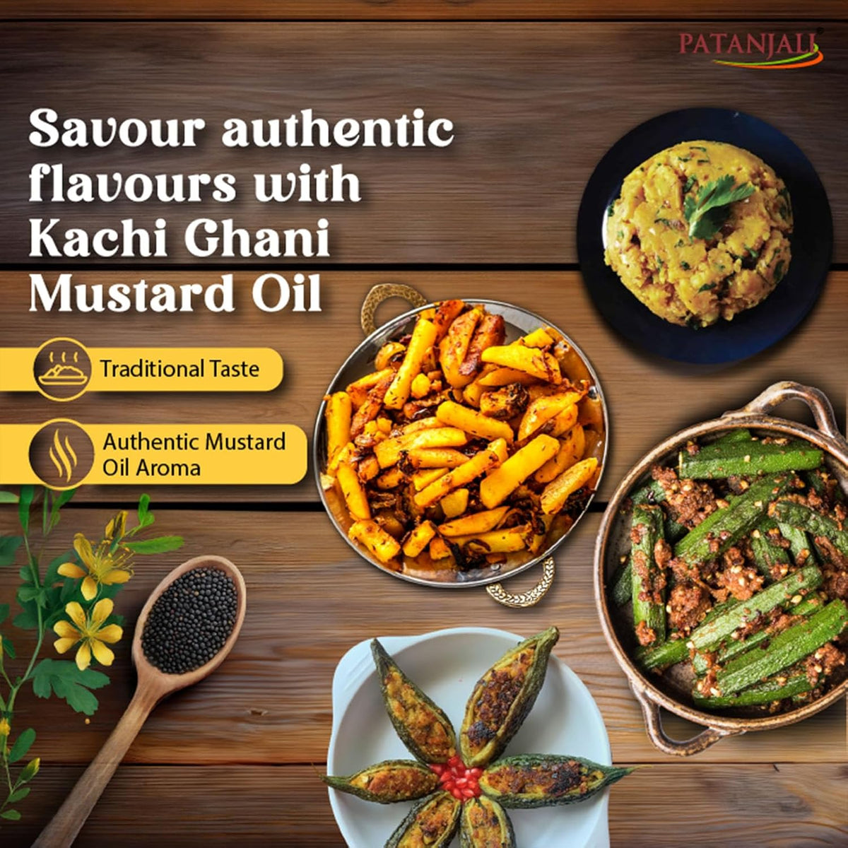 Nilaa Kachi Ghani Mustard Oil 1L || Cold Pressed Mustard Oil