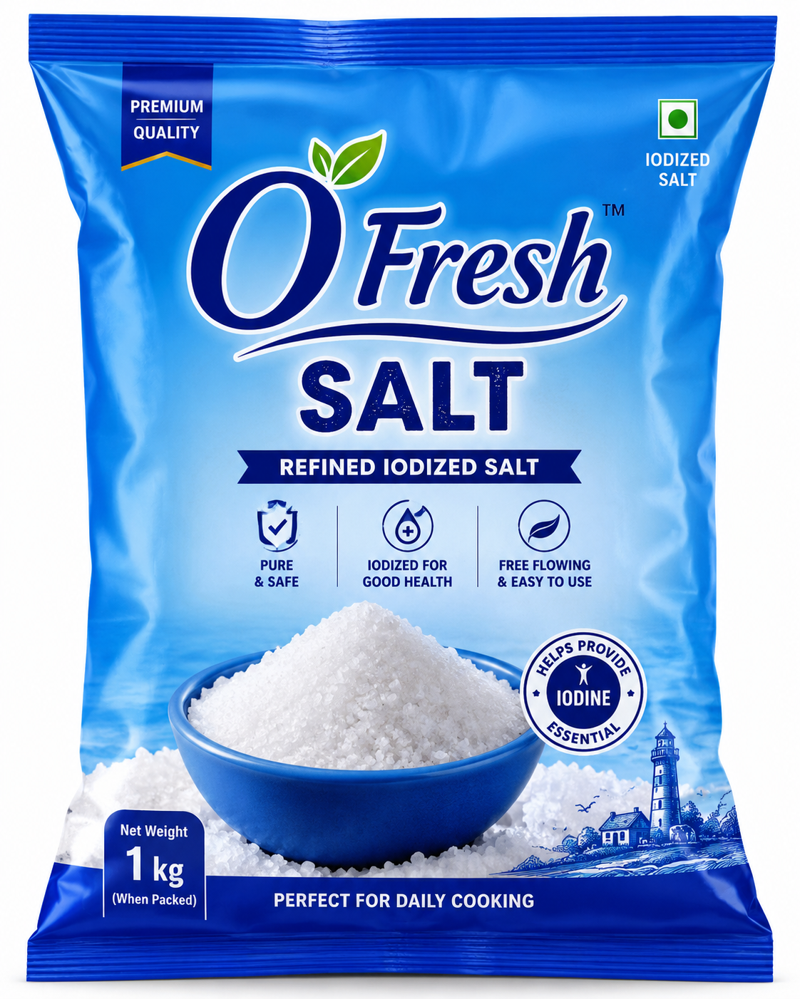 "O" Fresh Powder Salt - 1Kg