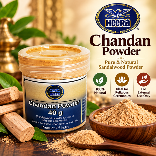Heera Sandalwood (Chandan) Powder 40g || Premium Herbal Powder
