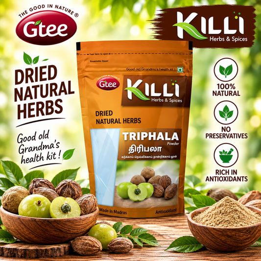 KILLI Triphala Powder 100g || Premium Traditional Herbal Blend