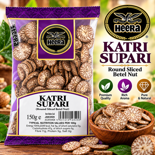 Heera Katri Supari Coin (Round Sliced Supari) 150g