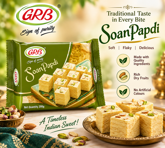 GRB Soan Papdi 200g || Traditional Indian Sweet