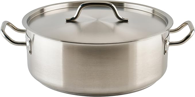 SS Biryani Pot With Lid – "4" Quarts