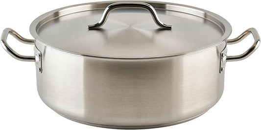 SS Biryani Pot With Lid – "4" Quarts