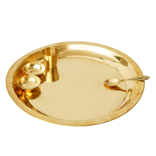 Brass Puja Plate