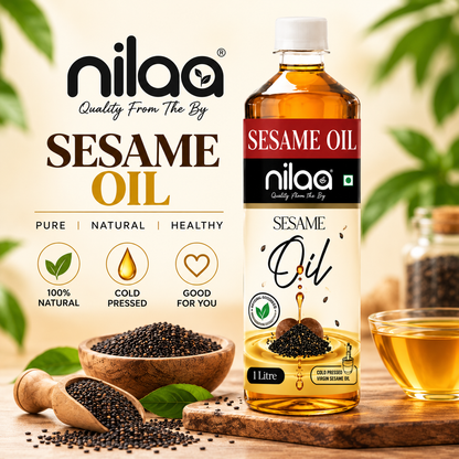 Nilaa Cold Pressed Sesame Oil 1L | Premium Gingelly Oil