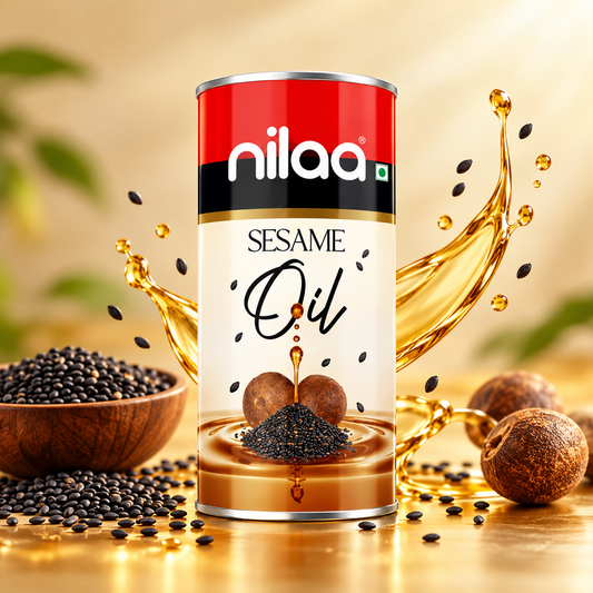 Nilaa Cold Pressed Sesame Oil 1L || Premium Gingelly Oil