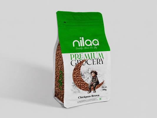 Nilaa Premium Chick Peas Brown / Black - 500G