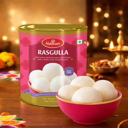 Haldiram's Rasgulla 1kg || Traditional Bengali Sweet
