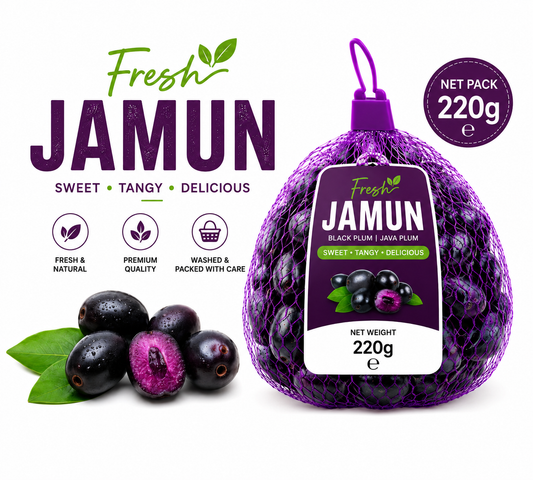Fresh Jamun (Naval Pazham) Net Pack 220g