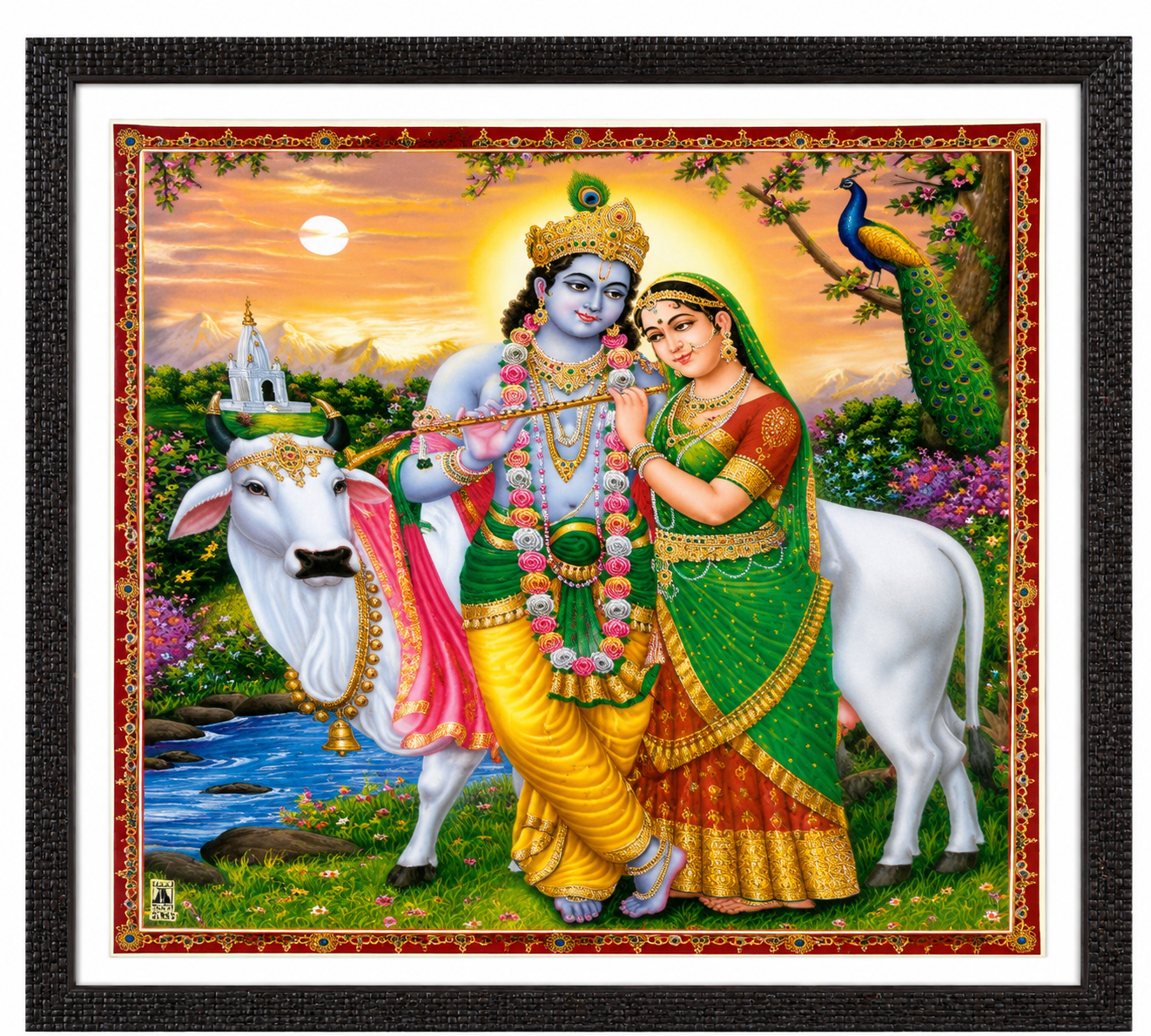 Krishnar & Rathai [12 x 16"]