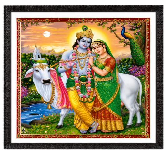 Krishnar & Rathai [12 x 16"]